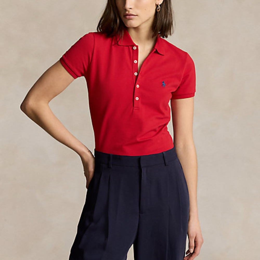 Ralph Lauren Women's Red Polo Shirt